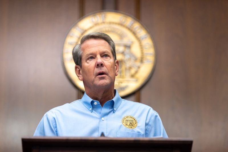Gov. Brian Kemp was the most popular Republican with respondents to a new Atlanta Journal-Constitution poll despite his strained relationship with Donald Trump, the favorite by a wide margin among GOP presidential candidates. “The uniqueness of Georgia can’t be overstated — the two most popular Republicans in the state are Gov.  Kemp and President Trump,” said Scott Paradise, who most recently served as GOP U.S. Senate candidate Herschel Walker’s campaign manager. “It’s a unicorn, but it’s reality.” (Arvin Temkar / arvin.temkar@ajc.com)