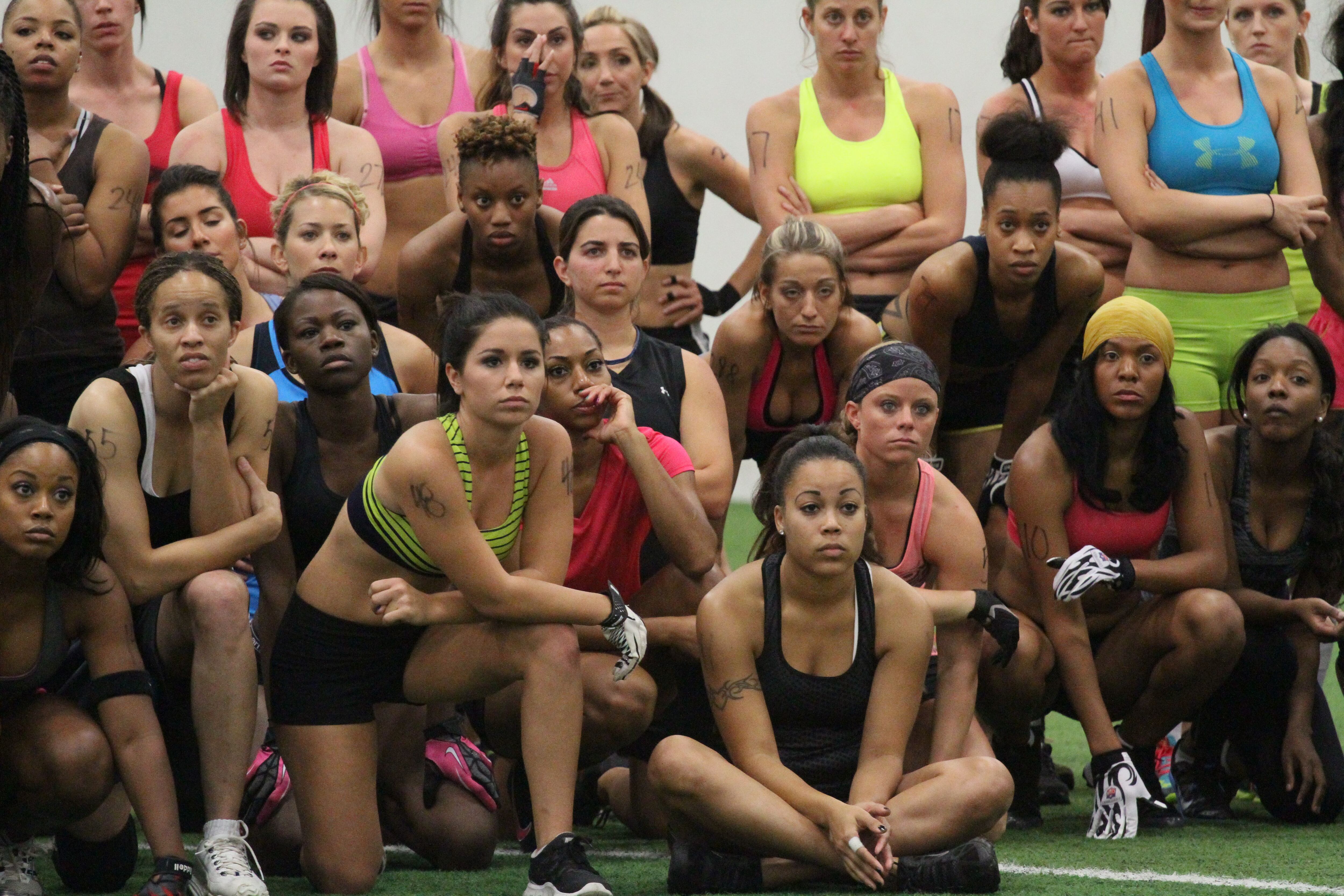 Lingerie Football League tryouts