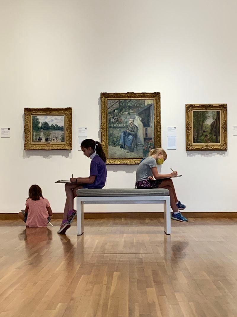 Campers learn from the masters at the High Museum of Art’s summer camp. Courtesy of Alphonso Whitefield