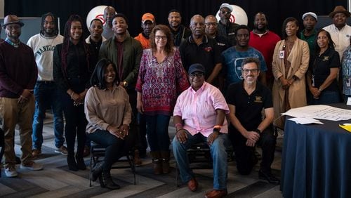 Recently, the Atlanta Hawks and Georgia Power helped veterans, who are clients of the Gateway Center in Atlanta, with career readiness training. (Courtesy of Gateway Center)