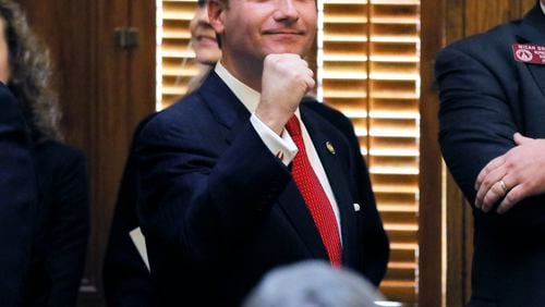 State Sen. John Albers, R-Roswell, pushed two bills during Georgia’s 2019 legislative session to mandate that the state do economic reviews before tax break measures are voted on, including one requiring reviews before tax breaks can be extended. One of his bills was gutted in the House, and a watered-down version of the other passed and is awaiting Gov. Brian Kemp’s signature. BOB ANDRES /BANDRES@AJC.COM