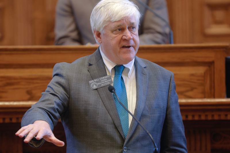 Sen. Bill Cowsert (R-Athens) supports a bill guaranteeing protections for renters. (Natrice Miller/The Atlanta Journal-Constitution)