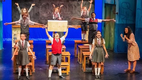 Although specializing in musicals like this summer’s “Matilda” (pictured), now playing at the Legacy Theatre in Tyrone (through Oct. 13) is “The Complete Works of William Shakespeare (Abridged).” CONTRIBUTED BY STEVE THRASHER