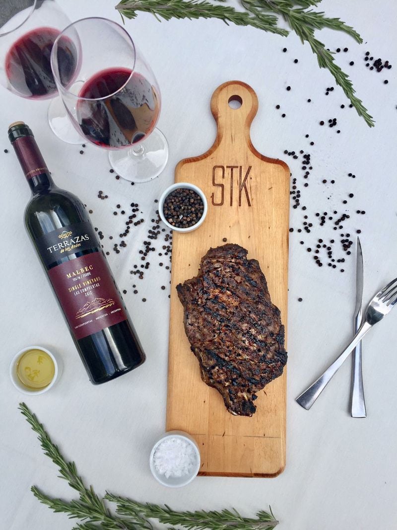  Malbec Monday means half off bottles at STK Atlanta. Photo credit: Caren West PR.