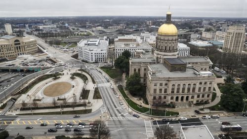 The Georgia Capitol. Bob Andres / bandres@ajc.com