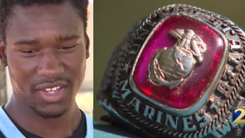 Jimy Elling found a U.S. Marine's ring and helped locate who lost it.