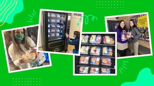 School lunch vending machines at Livingston Parish Public Schools.