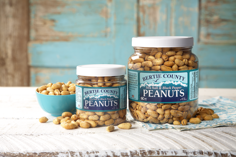 Sea salt and black pepper peanuts from Bertie County Peanuts. Courtesy of Matt Hulsman