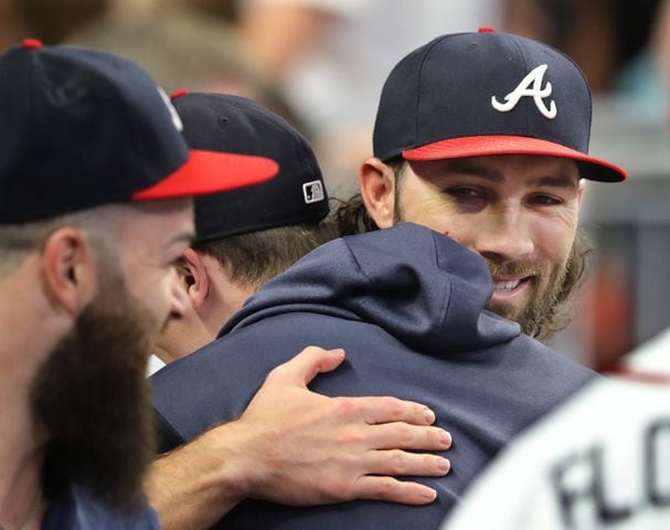 Photos: Charlie Culberson honored but Braves lose to Phillies