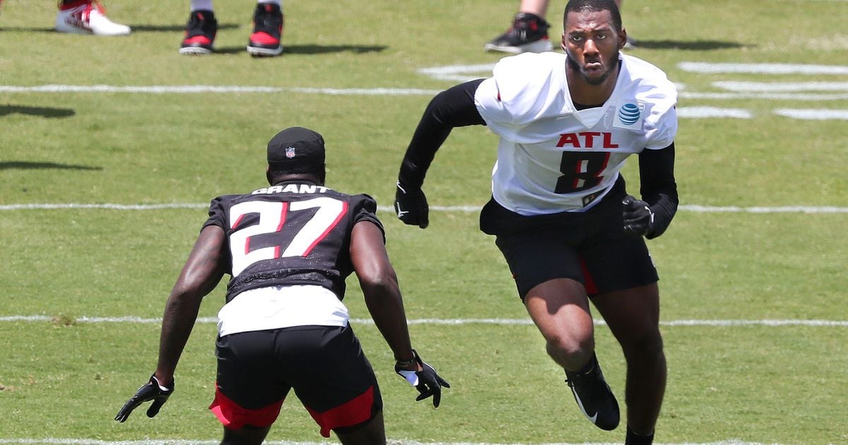 Falcons' Kyle Pitts breezed through first minicamp practice