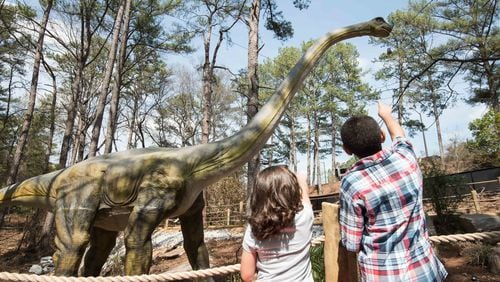 The Dinosaur Explore exhibit is returning to Stone Mountain Park in April.