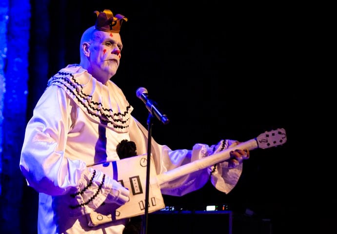 Atlanta, Ga: Puddles Pity Party sang for a packed house at Variety Playhouse, blazing through his renditions of all the classics on Saturday Sept. 7, 2024. (RYAN FLEISHER FOR THE ATLANTA JOURNAL-CONSTITUTION)