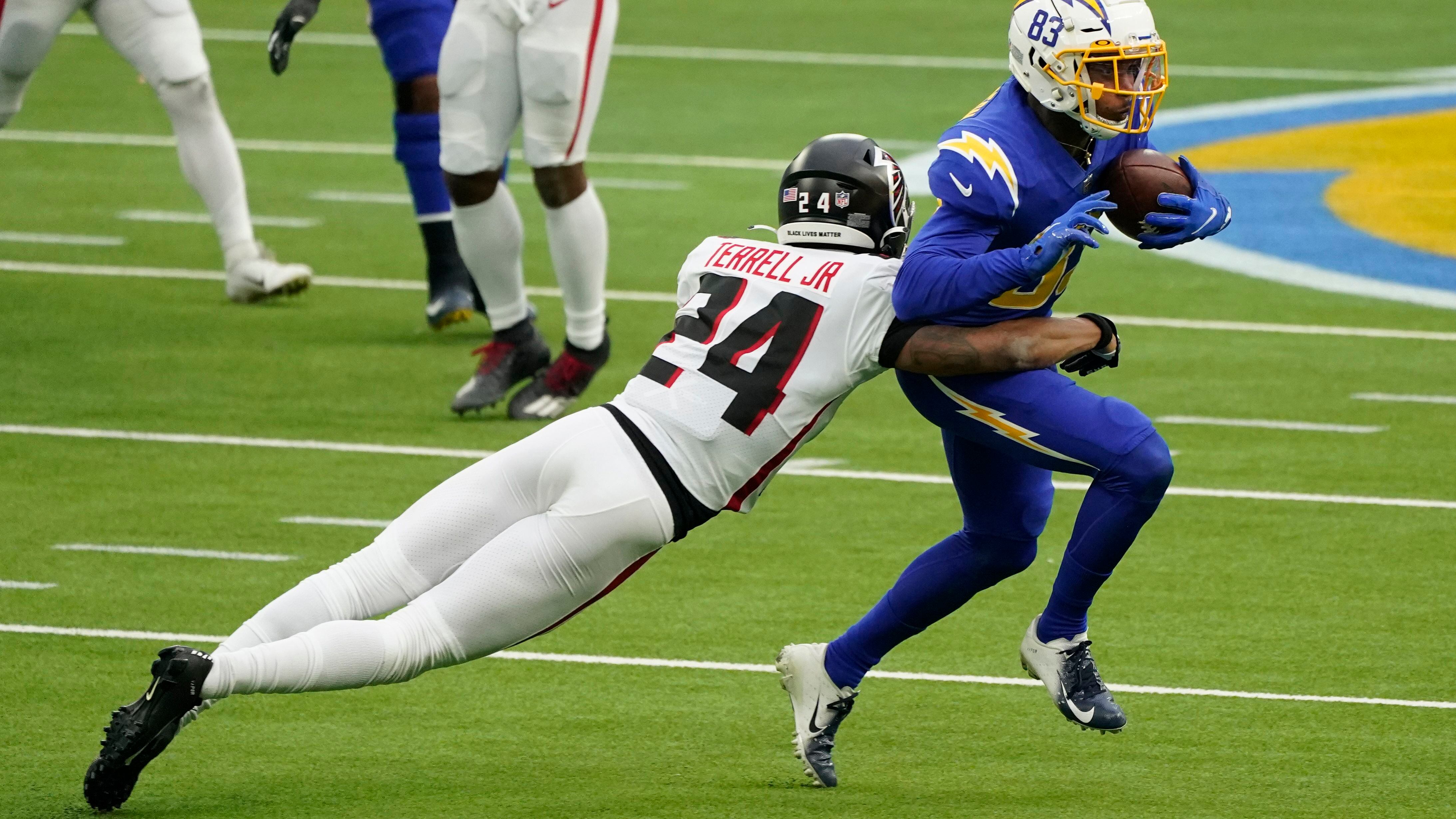 Michael Badgley's FG on final play propels Los Angeles Chargers past Atlanta  Falcons 