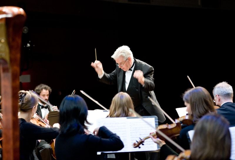 J. Wayne Baughman conducts the Johns Creek Symphony, a professional orchestra that makes its home in the Northside community.