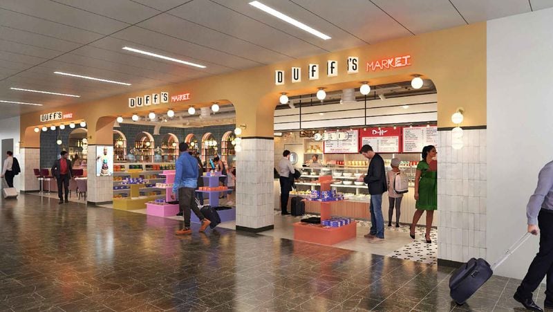 A rendering of a proposed Duff's Market planned for Hartsfield-Jackson International Airport. Source: Areas USA