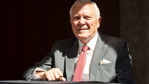 Former Gov. Nathan Deal grew up in Washington County, and he said the small-town values he developed in childhood there, including a desire to make things better for those around him, set him on the path to politics. (Seeger Gray / AJC)