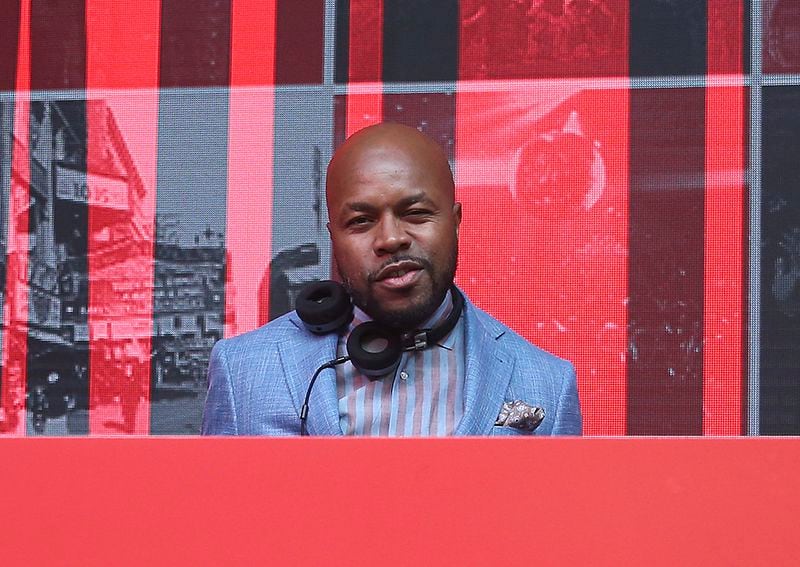 FILE - This June 4, 2018 file photo shows DJ D-Nice, whose real name is Derrick Jones, at the 13th Annual Apollo Theater Spring Gala After Party in New York. DJ D-Nice started playing music live on Instagram amid countless closures due the worldwide pandemic. At first, the audience for his hours-long sets was no more than a few hundred, mainly friends. But as word spread, it grew to thousands and it drew celebrities like Janet Jackson, Oprah Winfrey, Michelle Obama and Drake. (Photo by Donald Traill/Invision/AP, File)