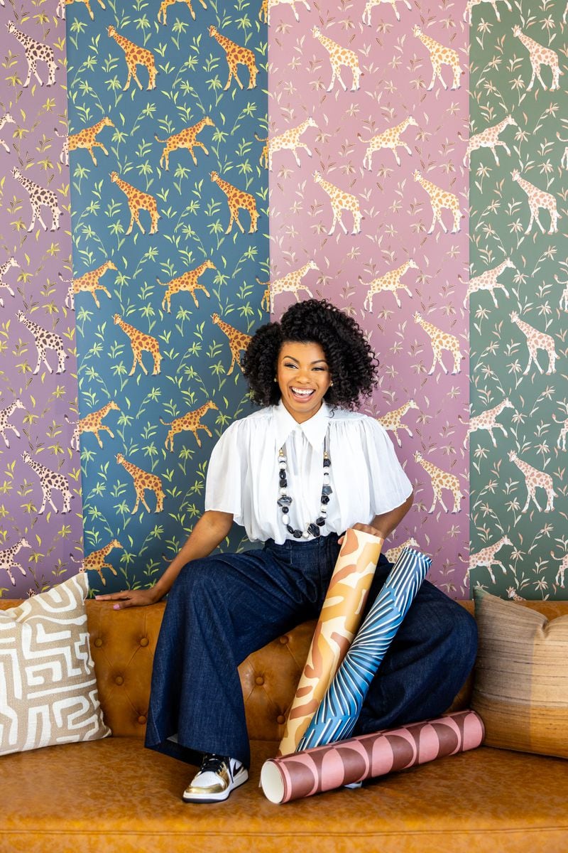 Amber Guyton - Blessed Little Bungalow x Mitchell Black Wallpaper 2023 - iNDIGO Creative Agency - Mecca Gamble McConnell