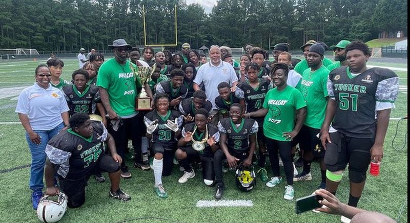 The Tucker Lions defeated the McEachern Junior Indians and the Grayson Rams to win the 2023 Sheriff's Cup. The Cambridge Bears also participated in the tournament.