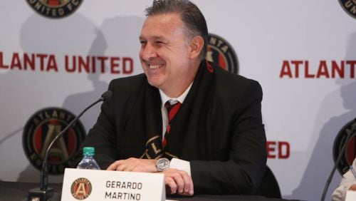 Atlanta United manager Gerardo Martino, shown in this file photo, answered questions following Sunday’s 3-1 loss to D.C. United.