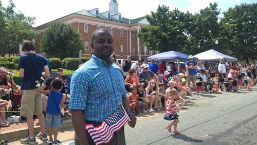 Daniel Blackman, a Democrat who is running for the state Senate out of Forsyth County, is the first African-American to qualify for any local or statewide seat in overwhelmingly white Forsyth. (credit: courtesy of Steve Eberhardt)