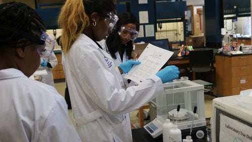 Spelman College is the first HBCU to offer courses in cosmetic science. Courtesy