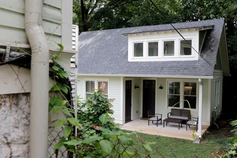 An accessory dwelling unit in Virginia-Highland. (Christine Tannous / christine.tannous@ajc.com)