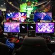 DreamHack attendees play Death Carnival, an arcade multiplayer shooter game, at the Georgia World Congress Center in 2019. (Steve Schaefer /AJC File 2020)