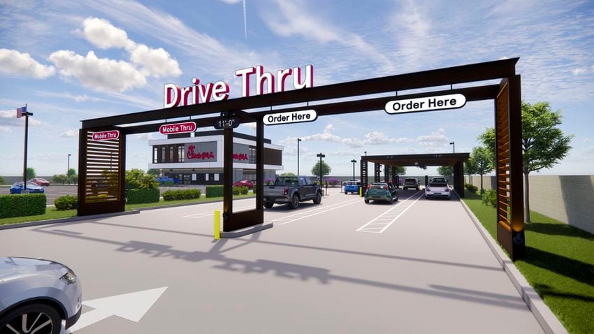 Chick-fil-A opens first-ever elevated drive-thru restaurant near Atlanta