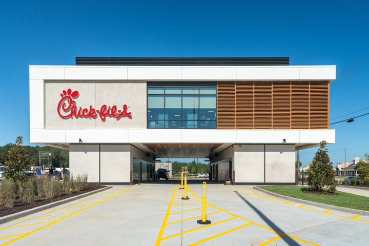 Chick-fil-A opens first-ever elevated drive-thru restaurant near Atlanta