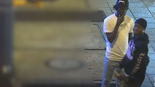 Police released footage of two men Monday afternoon who are believed to be connected to a non-fatal shooting.