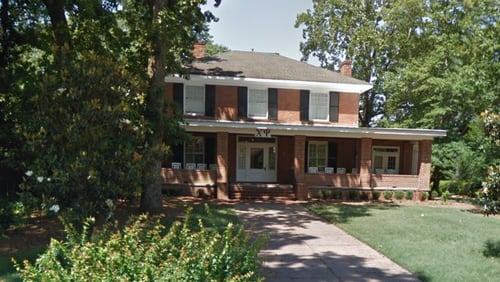 This is the house that belongs to the University of Georgia chapter of the Chi Psi fraternity.