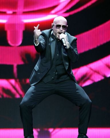 -- Pitbull performs "Hotel Room Service"
Pitbull, Ricky Martin and Enrique Iglesias rocked sold out State Farm Arena on Sunday, March 3, 2024 on the Triogy Tour. 
Robb Cohen for the Atlanta Journal-Constitution