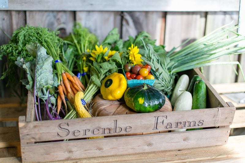 Serenbe Farms offers a CSA with pickup at the farm Tuesday afternoons. (Courtesy of J. Ashley Photography)