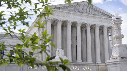 FILE - The Supreme Court building is seen on June 27, 2024, in Washington. (AP Photo/Mark Schiefelbein, File)