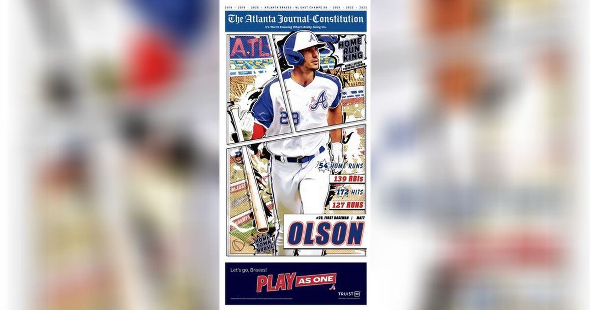 How to find the AJC Braves pages, print editions and other keepsakes from  the Braves' season