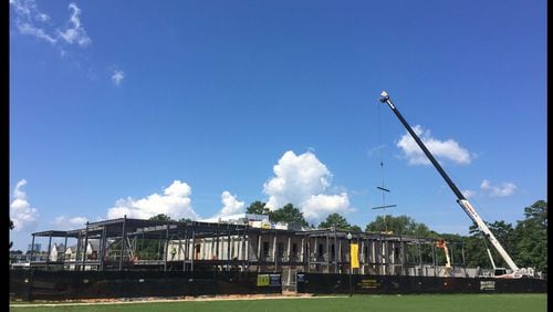 Oglethorpe University broke ground in May on the I.W. “Ike” Cousins Center for Science and Innovation. It's scheduled to be open in 2019. PHOTO CREDIT: OGLETHORPE UNIVERSITY.
