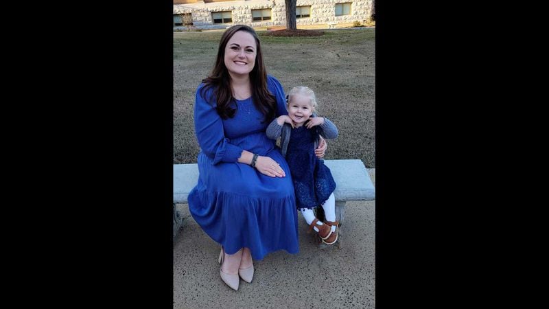 Emilie Tate, pictured with her daughter Abigail Tate, graduated in May from Kennesaw State University's accelerated nursing program. (Courtesy of Emilie Tate)