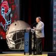 Georgia coach Kirby Smart speaks during SEC Media Days Tuesday, July 16, 2024, in Dallas. (AP Photo/Jeffrey McWhorter)