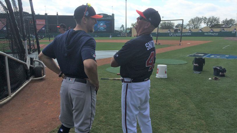 Manager Brian Snitker and son Troy: A thriving family baseball business