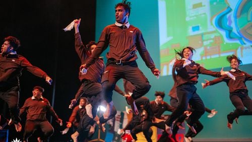 A Bollywood fusion dance group compete at last year's national Legends Dance Competition.
Photo by Chanelle Smith-Walker