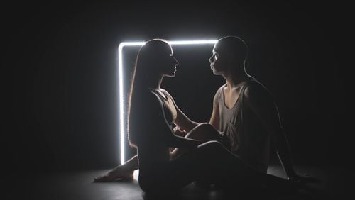 Christina J. Massad and Nicholas Goodly in Fly on a Wall's "Tile." Photo by Darvensky Louis