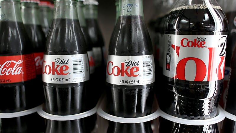 Diet Coke sits on a store self (Photo by Joe Raedle/Getty Images)