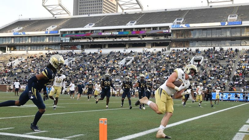 score of georgia tech football game