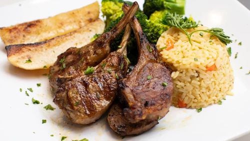 Lamb chops from the menu of Taste of Greece. / Courtesy of Taste of Greece