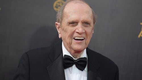 FILE - Bob Newhart appears at the Creative Arts Emmy Awards in Los Angeles on Sept. 10, 2016. Newhart, the deadpan master of sitcoms and telephone monologues, died in Los Angeles on Thursday, July 18, 2024. He was 94. (Photo by Richard Shotwell/Invision/AP, File)