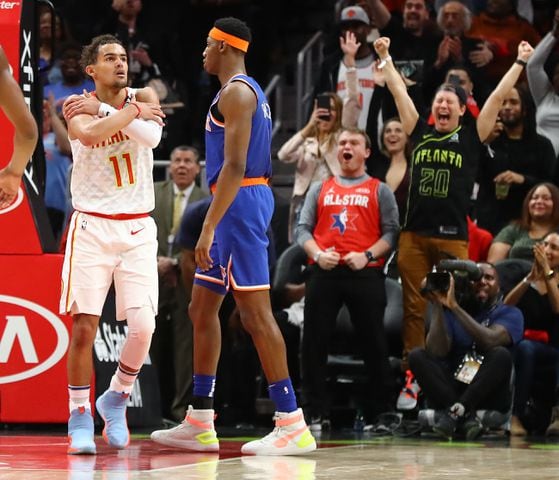 Photos: Hawks lose to Knicks amid coronavirus concerns