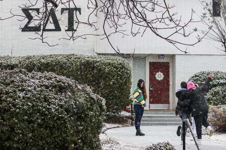 Athens Winter Storm