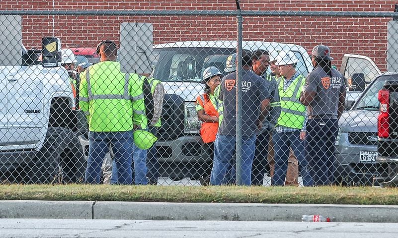 chemical plant fire in Conyers