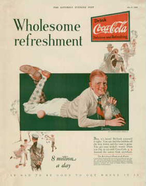 Coca Cola Santa Claus And Norman Rockwell